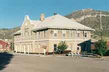 Nevada Northern depot at East Ely