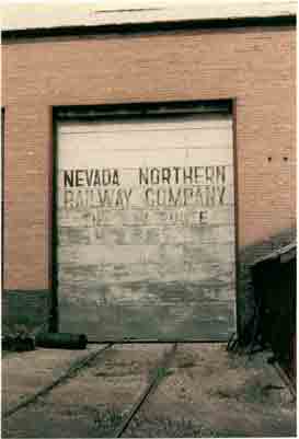 Door on west side of engine house at East Ely