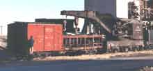 Wrecking crane "A" and tender, circa 2000