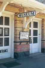 Entrance to the East Ely Railroad Depot Museum