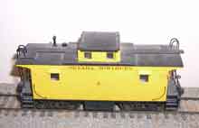 O-scale model caboose #5 (2nd)