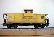 O-scale model NN caboose #6 (2nd)