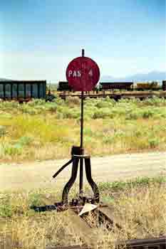 Switchstand in yards at East Ely
